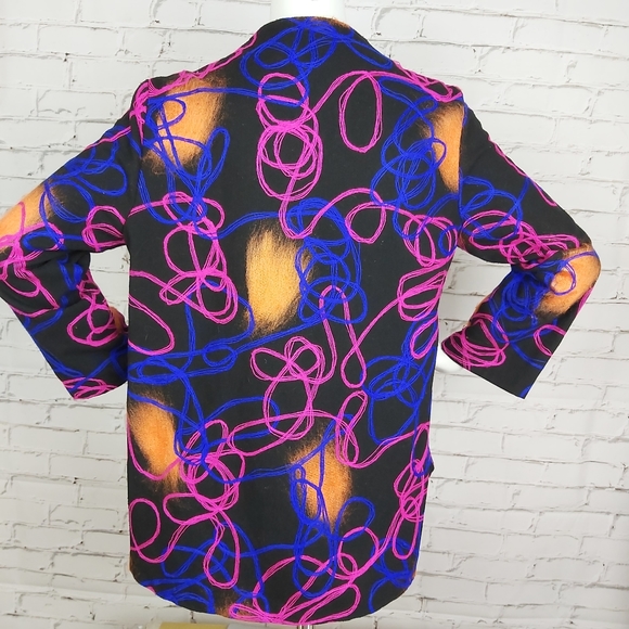 Joseph Ribkoff Textured Swing Jacket - Picture 4 of 8